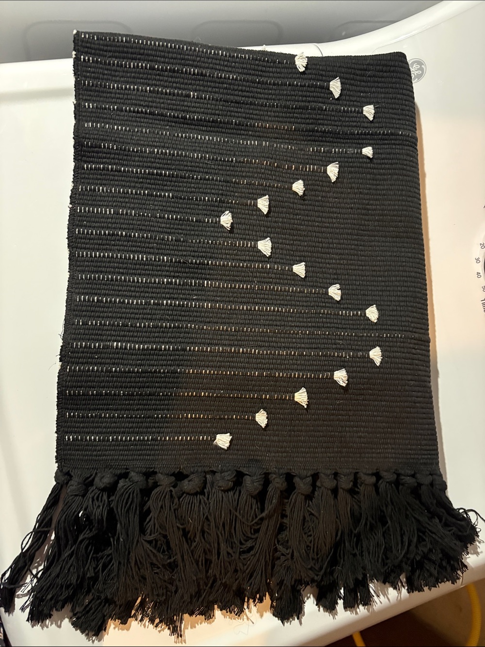 Long Boho Rug with Tassels - Picture 3 of 9